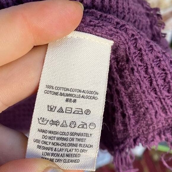 Free People Sunrise Cold Shoulder Pure Cotton Sweater - Picture 6 of 7